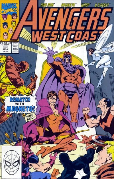 Marvel COMIC BOOK Avengers West Coast #60 - CVR A (VF)
