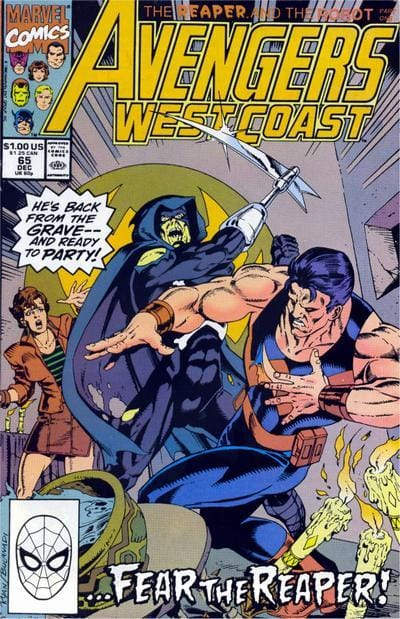 Marvel COMIC BOOK Avengers West Coast #65 - CVR A (VF)
