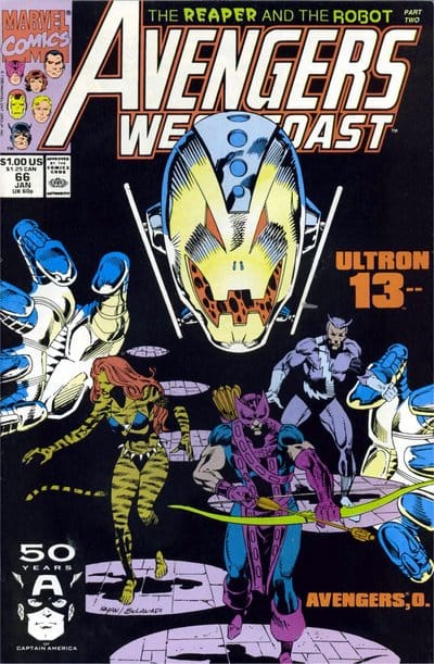 Marvel COMIC BOOK Avengers West Coast #66 - CVR A (VF)