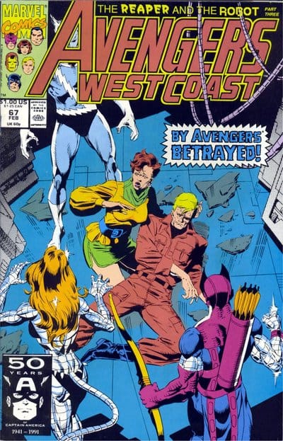 Marvel COMIC BOOK Avengers West Coast #67 - CVR A (VF)