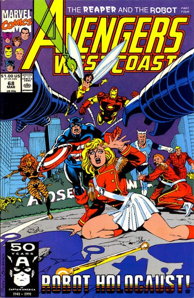 Marvel COMIC BOOK Avengers West Coast #68 - CVR A (VF)