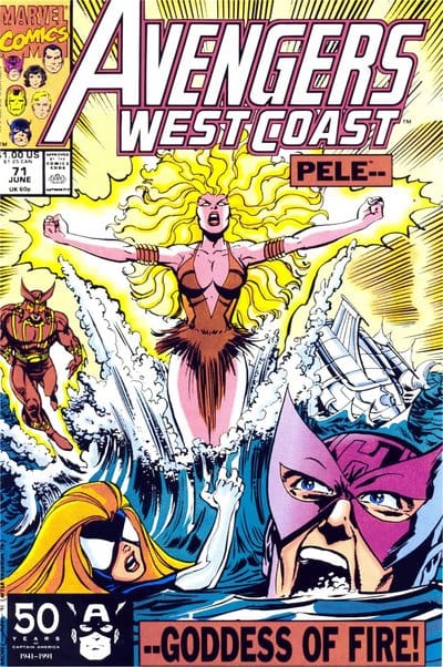 Marvel COMIC BOOK Avengers West Coast #71 - CVR A (VF)
