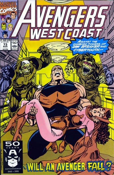 Marvel COMIC BOOK Avengers West Coast #73 - CVR A (VF)