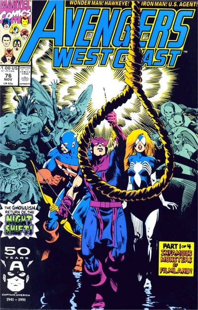 Marvel COMIC BOOK Avengers West Coast #76 - CVR A (VF)