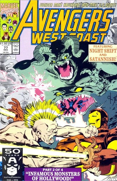 Marvel COMIC BOOK Avengers West Coast #77 - CVR A (VF)