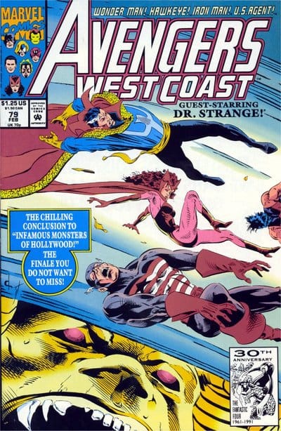 Marvel COMIC BOOK Avengers West Coast #79 - CVR A (VF)