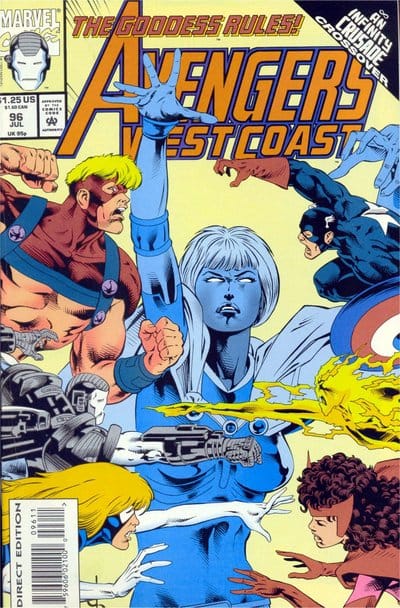Marvel COMIC BOOK Avengers West Coast #96 - CVR A (VF)