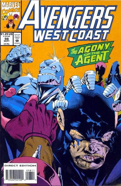 Marvel COMIC BOOK Avengers West Coast #98 - CVR A (VF)