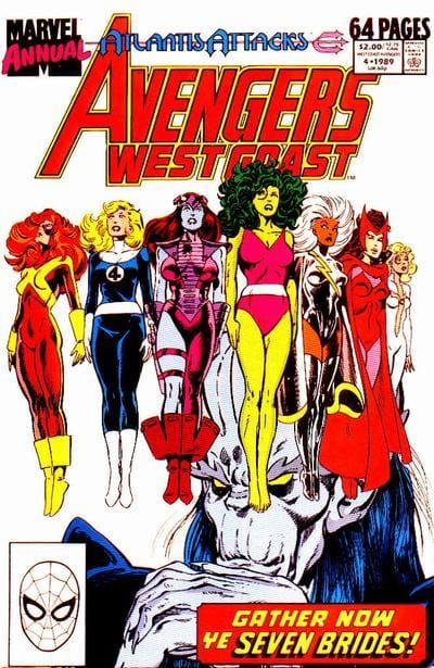 Marvel COMIC BOOK Avengers West Coast Annual #4 - CVR A (FN/VF)