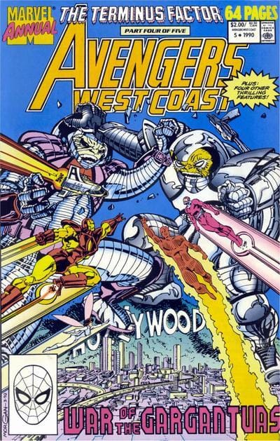 Marvel COMIC BOOK Avengers West Coast Annual #5 - CVR A (FN/VF)