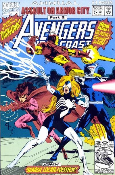Marvel COMIC BOOK Avengers West Coast Annual #7 - CVR A (FN/VF)