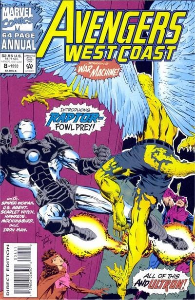 Marvel COMIC BOOK Avengers West Coast Annual #8 - CVR A (FN/VF)