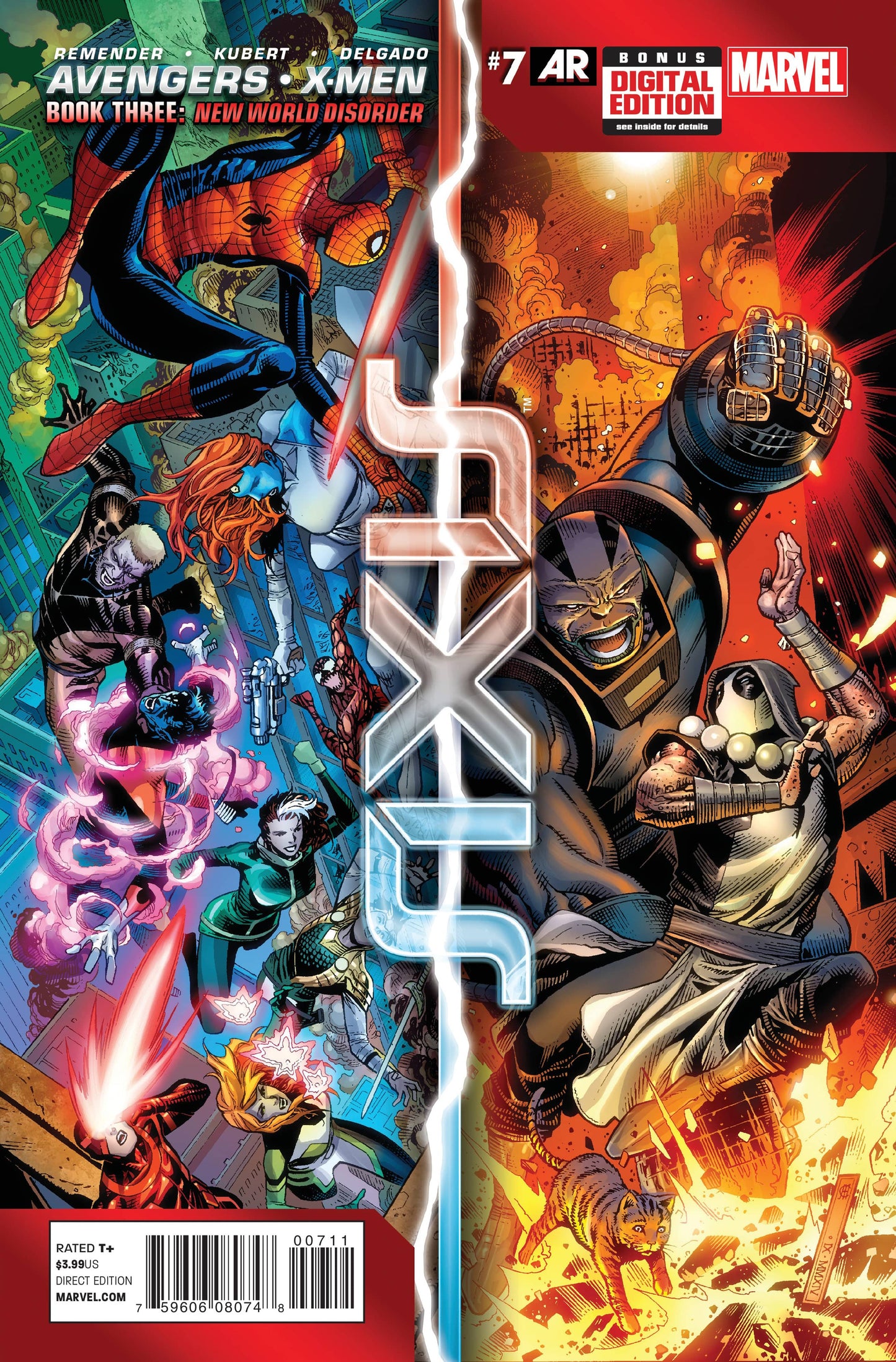 Marvel COMIC BOOK Avengers & X-Men: Axis #7 (VF/NM)