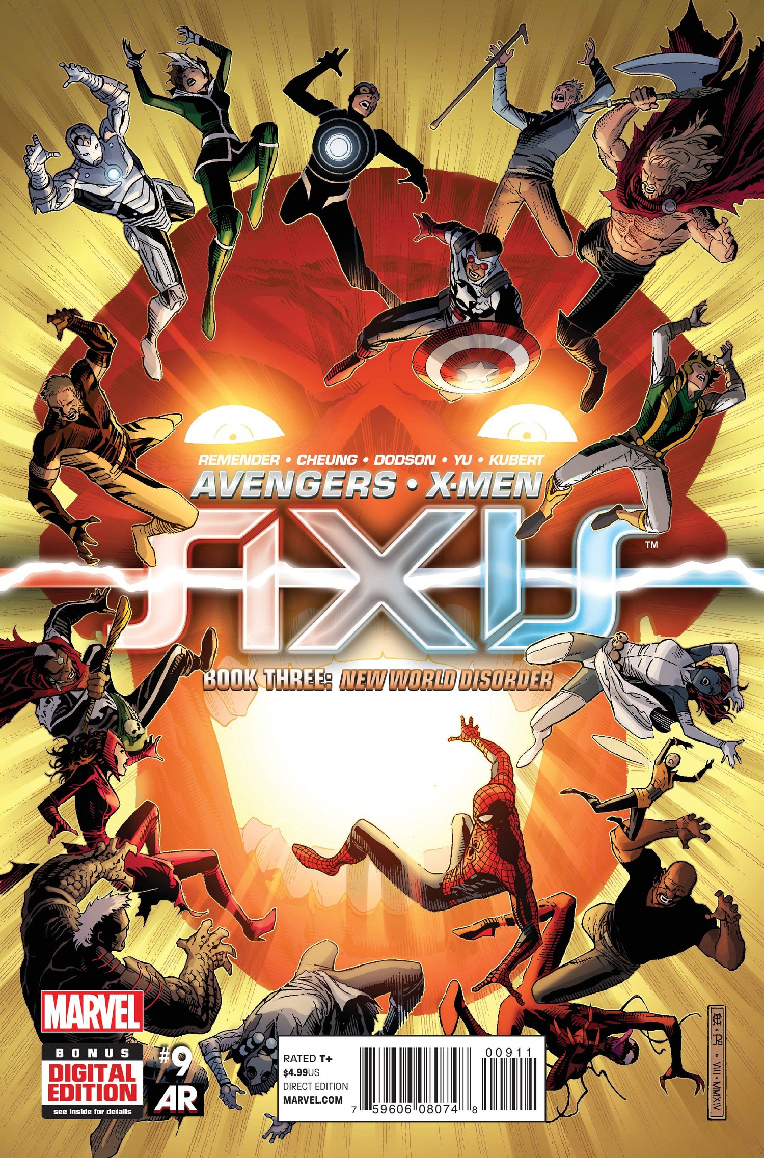 Marvel COMIC BOOK Avengers & X-Men: Axis #9 (VF/NM)