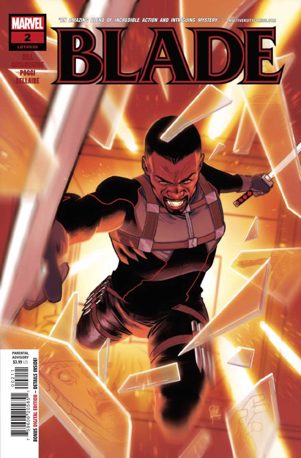 Marvel COMIC BOOK Blade #2 - CVR A (FN)
