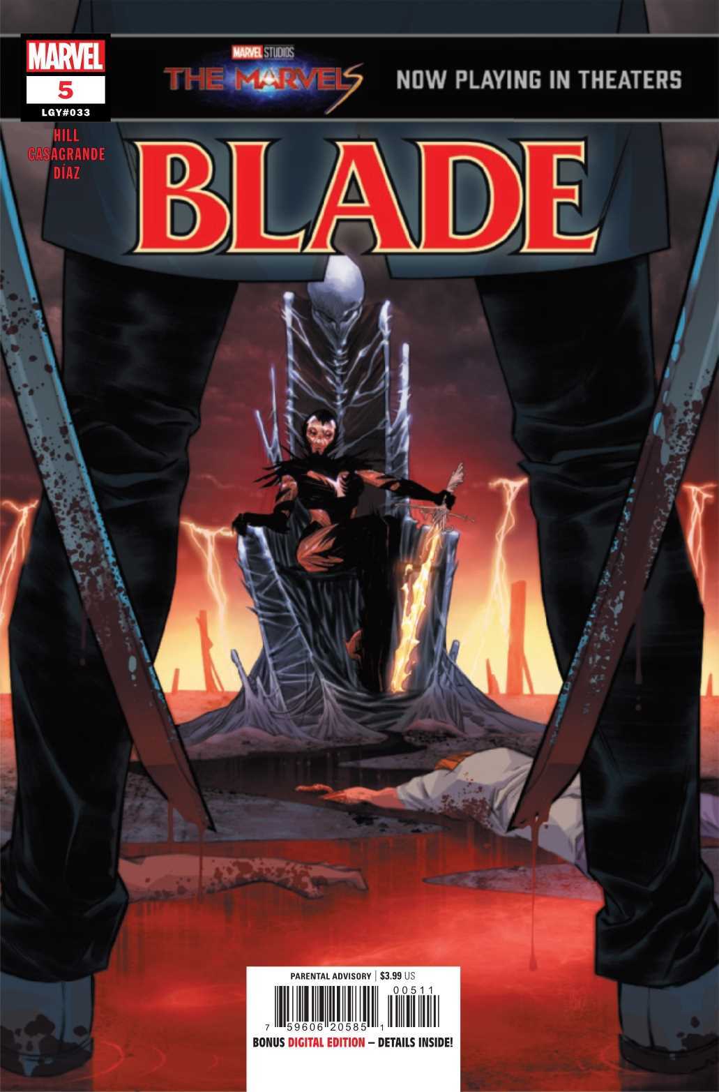 Marvel COMIC BOOK Blade #5 - CVR A (FN)