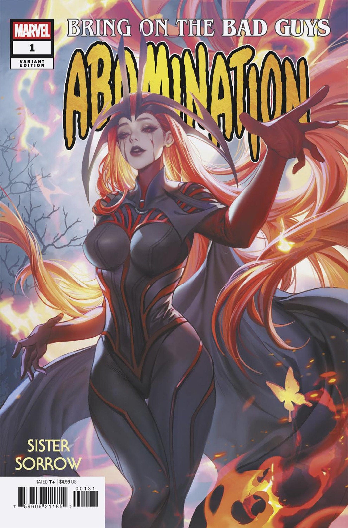 Marvel COMIC BOOK BRING ON THE BAD GUYS: ABOMINATION #1 FANYANG SISTER SORROW VARIANT
