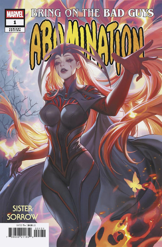 Marvel COMIC BOOK BRING ON THE BAD GUYS: ABOMINATION #1 FANYANG SISTER SORROW VARIANT
