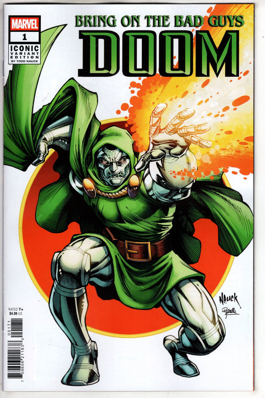 Marvel COMIC BOOK BRING ON THE BAD GUYS: DOOM #1 TODD NAUCK ICONIC VARIANT
