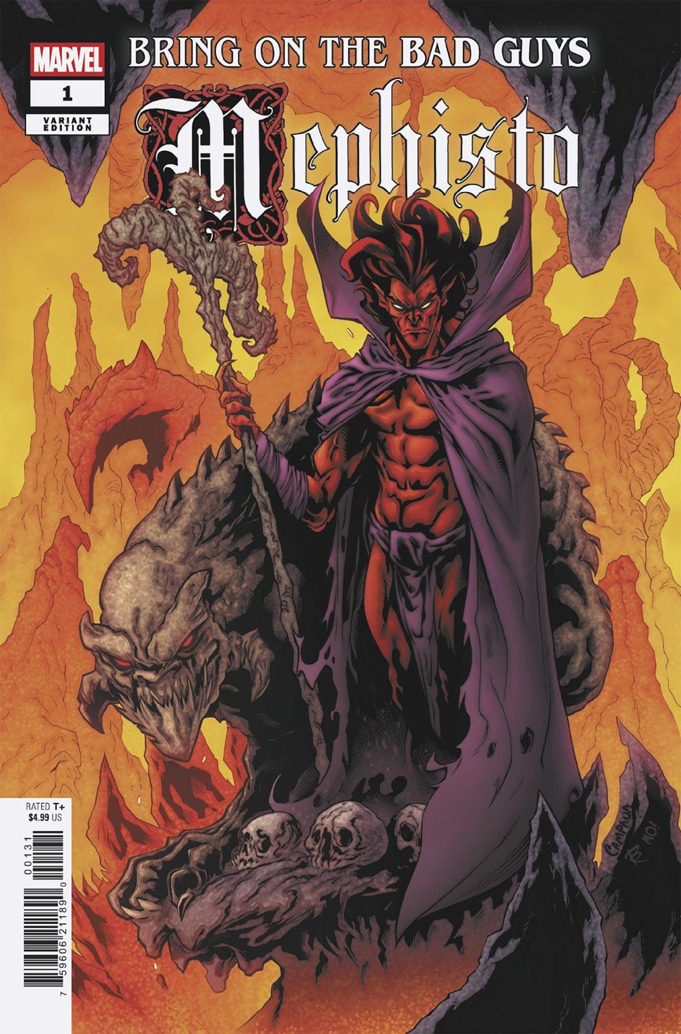 Marvel COMIC BOOK BRING ON THE BAD GUYS: MEPHISTO #1 CHRIS CAMPANA VARIANT