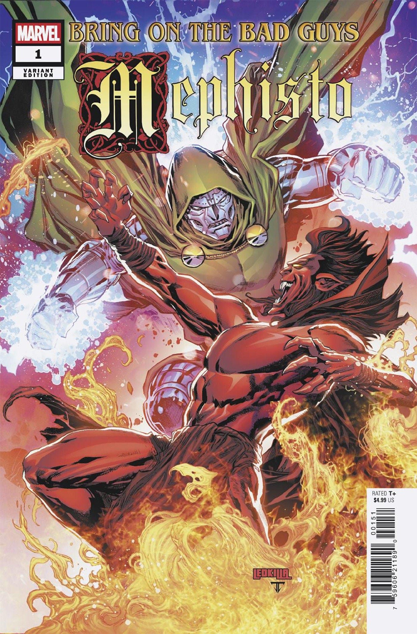 Marvel COMIC BOOK BRING ON THE BAD GUYS: MEPHISTO #1 KEN LASHLEY VARIANT