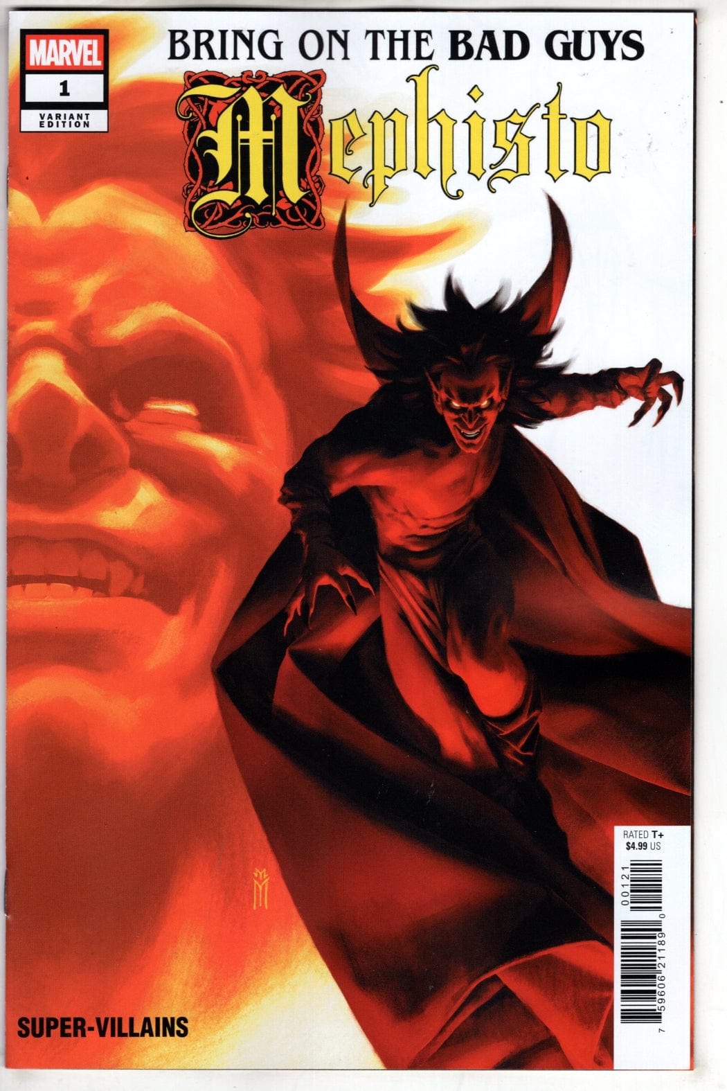 Marvel COMIC BOOK BRING ON THE BAD GUYS: MEPHISTO #1 MIGUEL MERCADO VARIANT