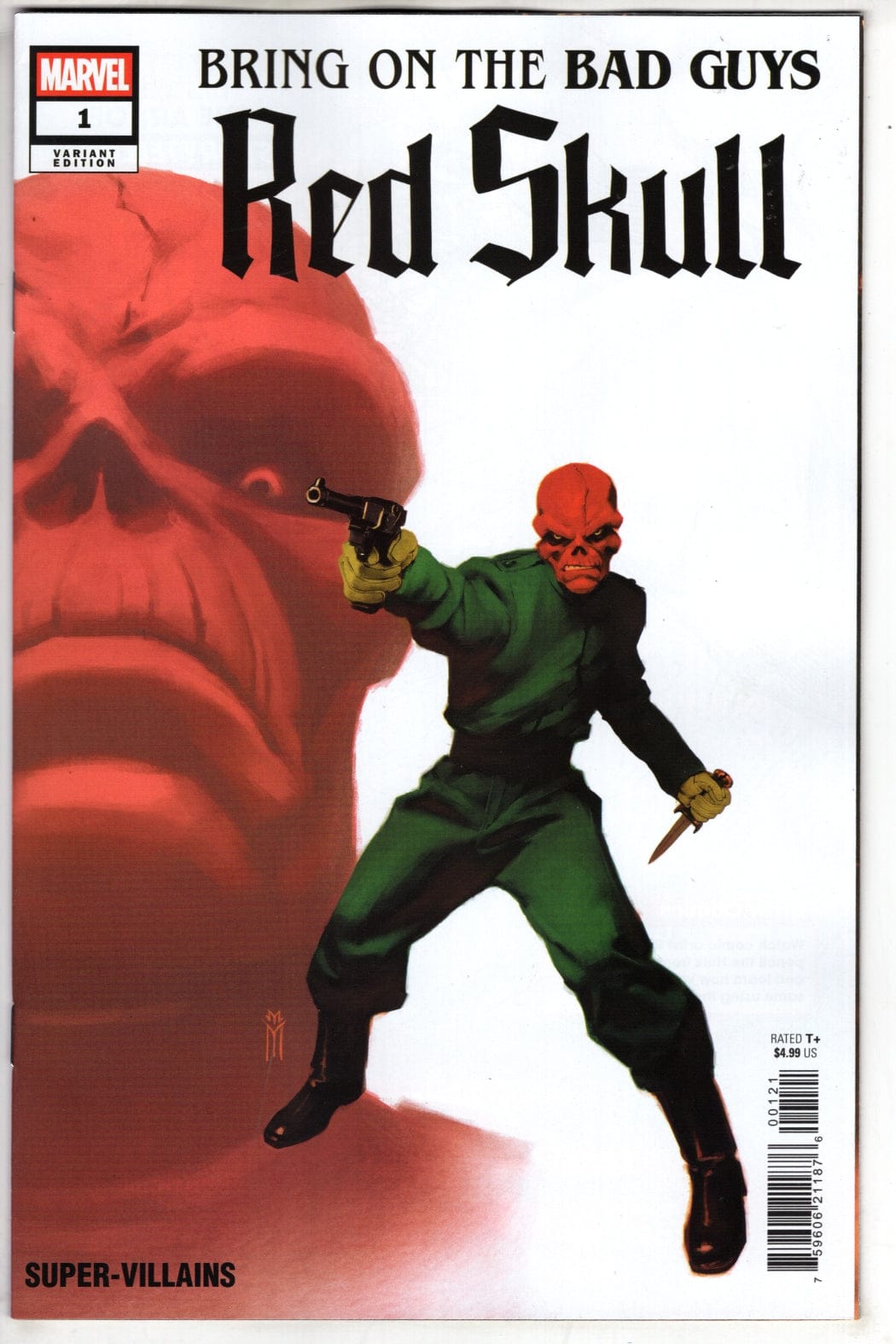 Marvel COMIC BOOK BRING ON THE BAD GUYS: RED SKULL #1 MIGUEL MERCADO VARIANT