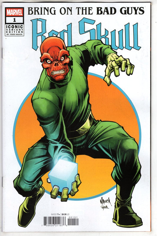 Marvel COMIC BOOK BRING ON THE BAD GUYS: RED SKULL #1 TODD NAUCK ICONIC VARIANT