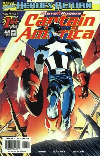 Marvel COMIC BOOK Captain America #1 (VF)