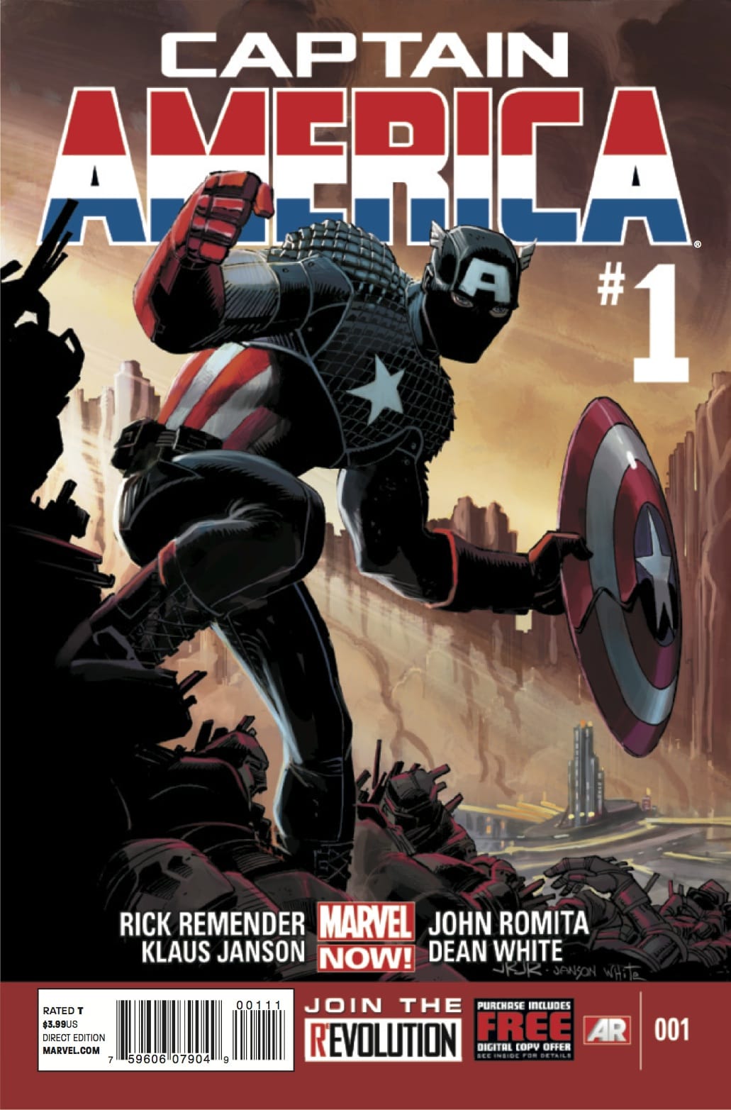 Marvel COMIC BOOK Captain America #1 (VG)