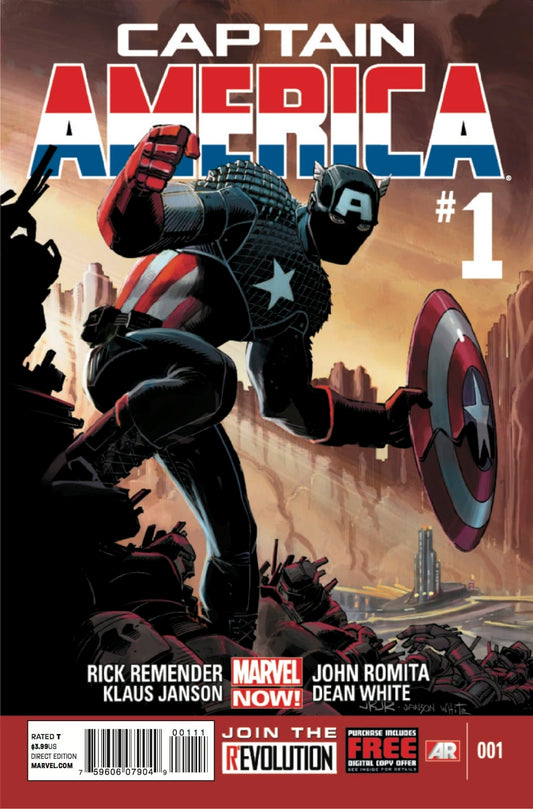 Marvel COMIC BOOK Captain America #1 (VG)