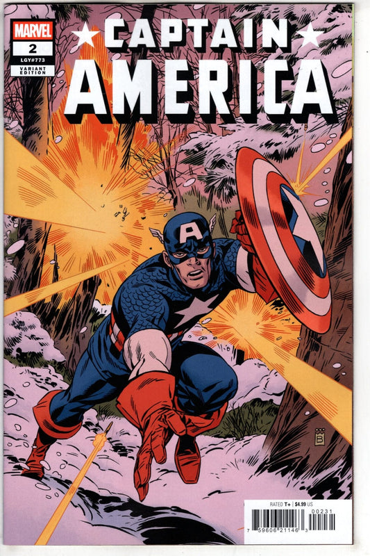 Marvel COMIC BOOK CAPTAIN AMERICA #2 MARK BUCKINGHAM VARIANT