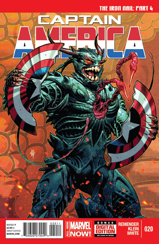 Marvel COMIC BOOK Captain America #20 (VF/NM)