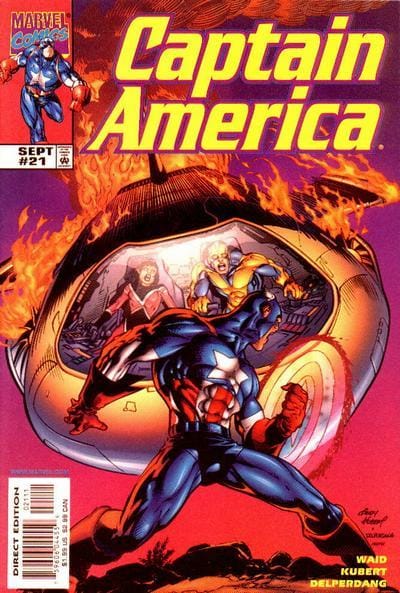 Marvel COMIC BOOK Captain America #21 (VF)