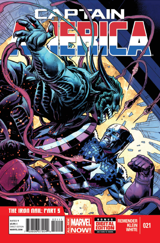 Marvel COMIC BOOK Captain America #21 (VF/NM)