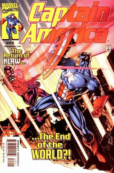 Marvel COMIC BOOK Captain America #22 (VF)