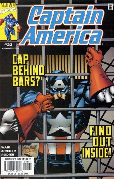 Marvel COMIC BOOK Captain America #23 (VF)