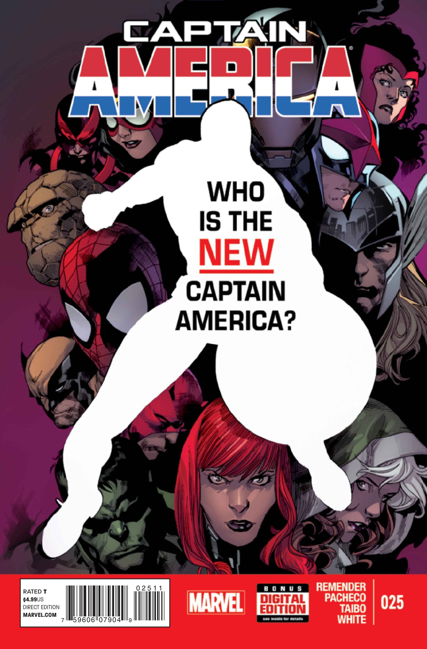 Marvel COMIC BOOK Captain America #25 (VF/NM)