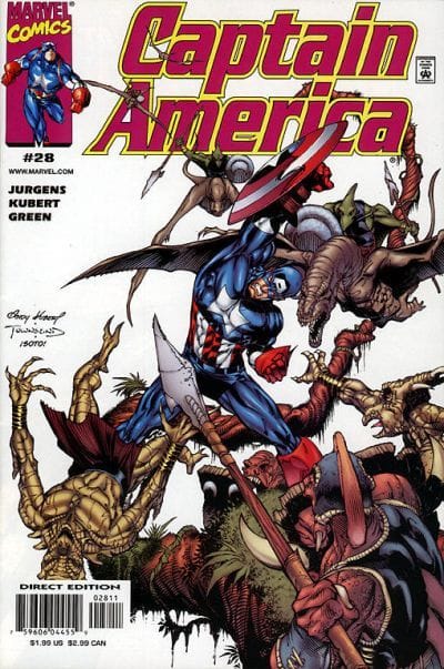 Marvel COMIC BOOK Captain America #28 (VF)