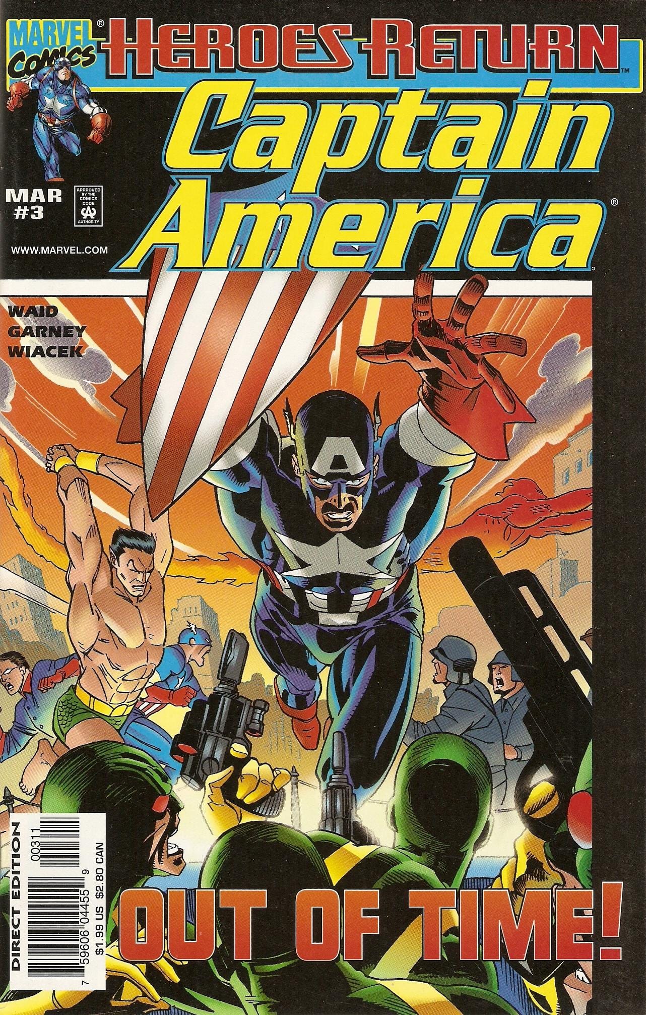 Marvel COMIC BOOK Captain America #3 (VF)