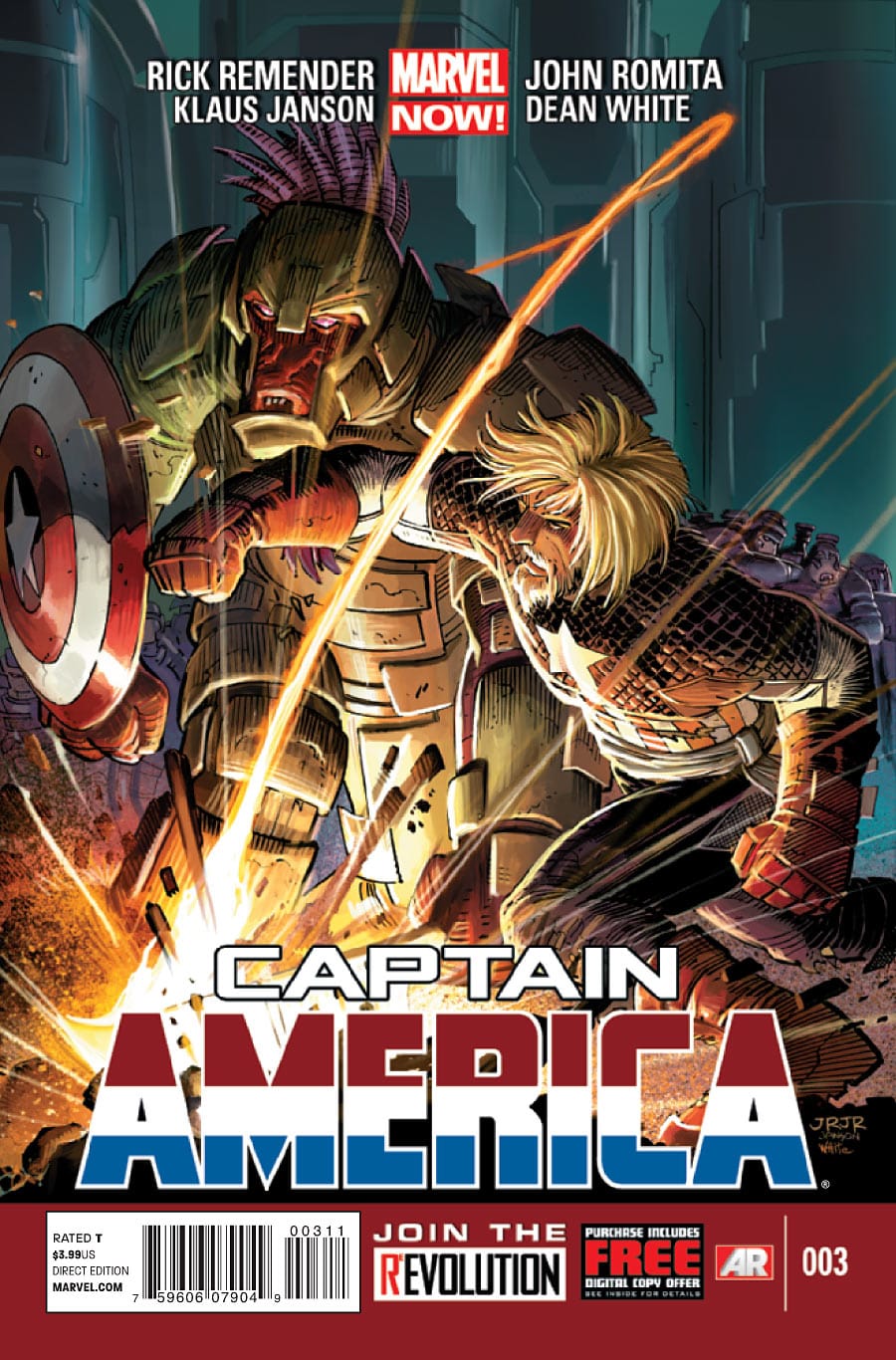 Marvel COMIC BOOK Captain America #3 (VF/NM)