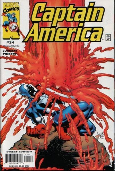 Marvel COMIC BOOK Captain America #34 (VF)