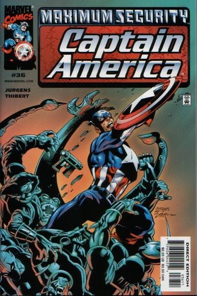 Marvel COMIC BOOK Captain America #36 (VF)
