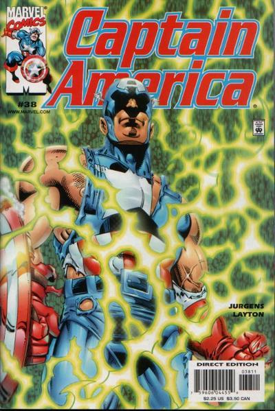 Marvel COMIC BOOK Captain America #38 (VF)