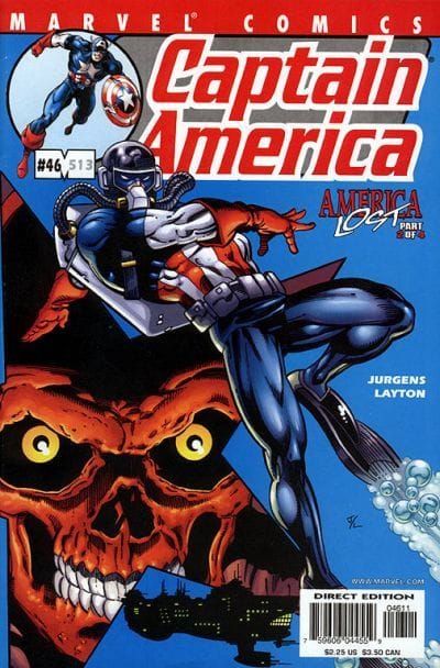 Marvel COMIC BOOK Captain America #46 (VF)