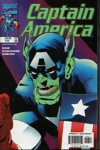 Marvel COMIC BOOK Captain America #6 (VF)