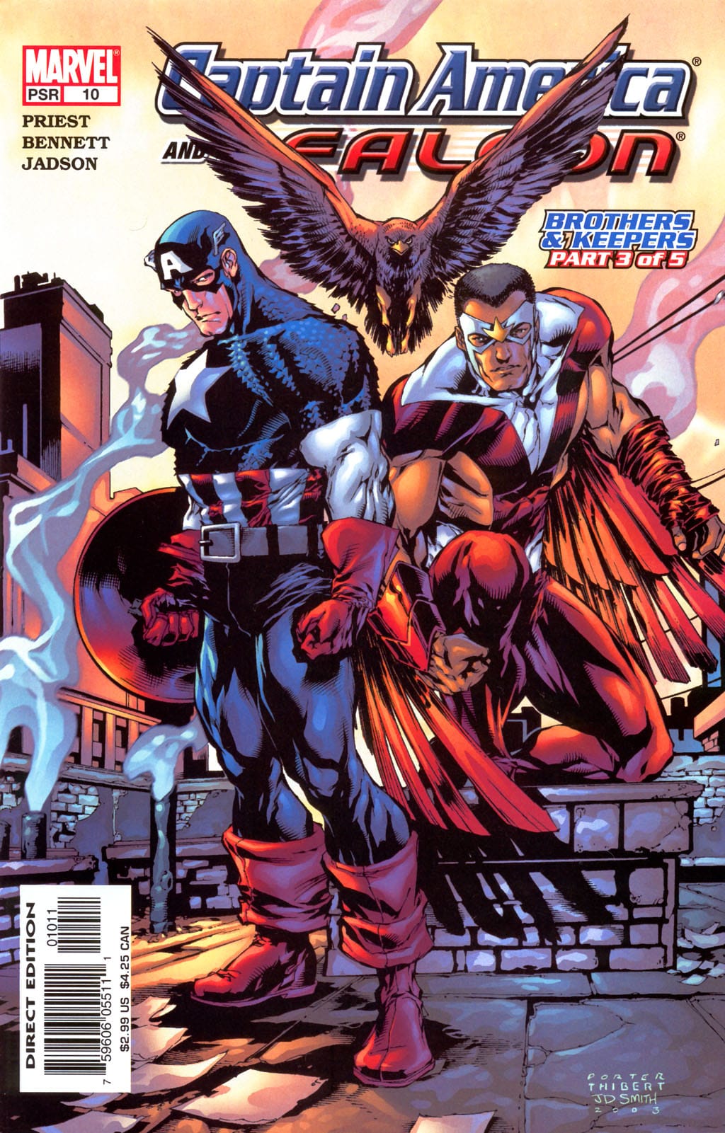 Marvel COMIC BOOK Captain America & the Falcon #10 (VF)