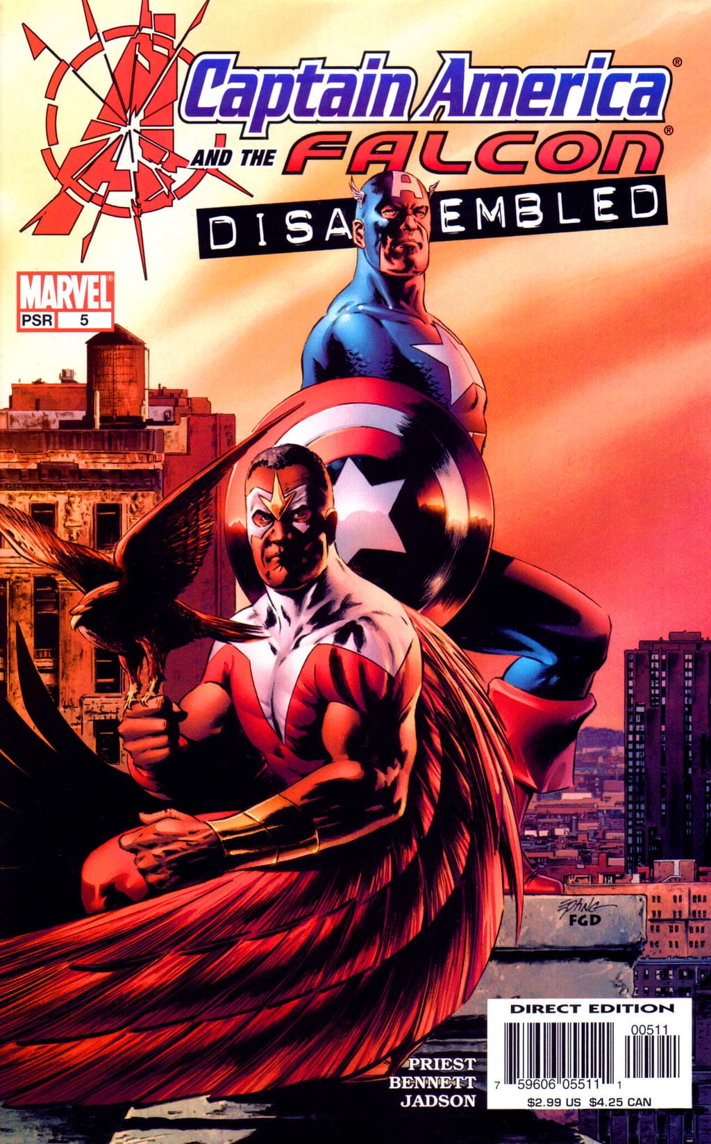 Marvel COMIC BOOK Captain America & the Falcon #5 (VF)
