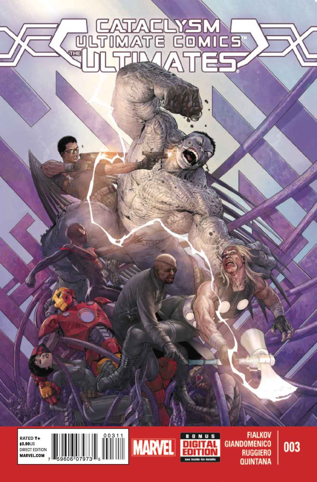 Marvel COMIC BOOK Cataclysm: The Ultimates #3 - CVR A (FN)