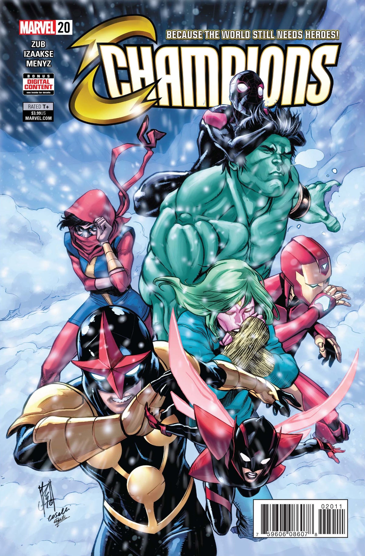 Marvel COMIC BOOK Champions #20 - CVR A (FN)